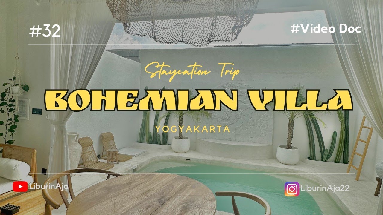 Villa Estetik di tengah kota Jogja || Bohemian Villa Jogja
