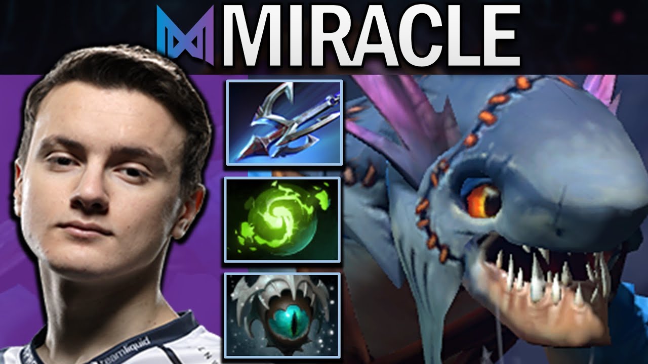 Slark Dota 2 7.33 Miracle with 25 Kills - Harpoon