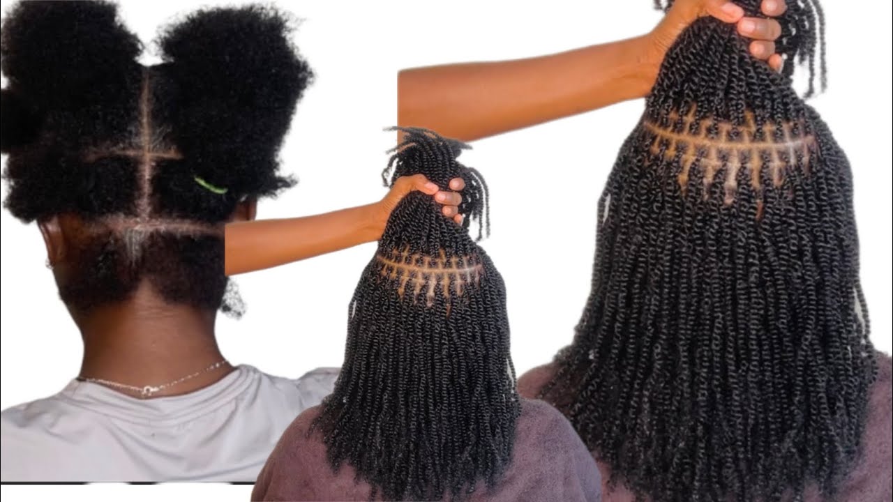 How to micro twist using darling kinky extension 