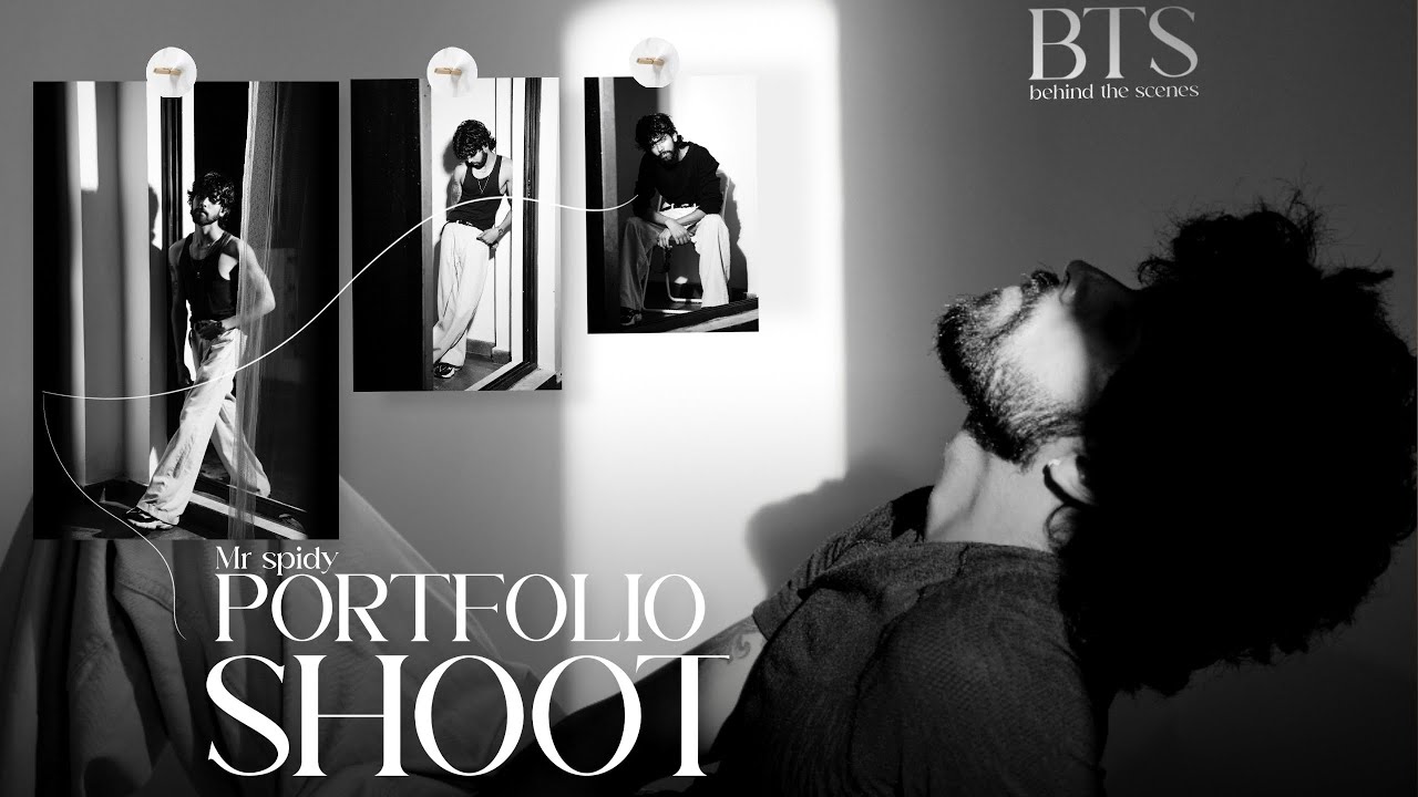 A Day in My Life as a Model || Portfolio Shoot BTS  ||Mr.Spidy ||
