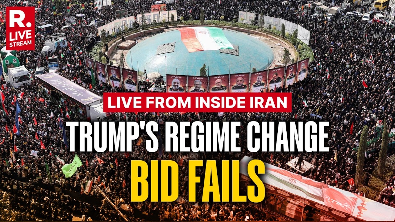 Millions Of Iranian Defy Trump, Come Out To Mourn Slain Ayatollah Ali Khamenei & Top Leaders