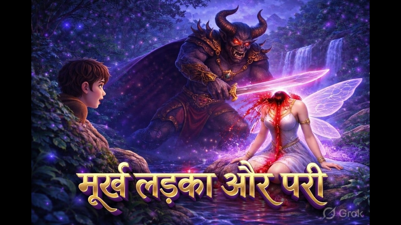 मूर्ख लड़का और परी | Demon vs Fairy | Hindi Fairy Tale Story | Magical Kahani for Kids