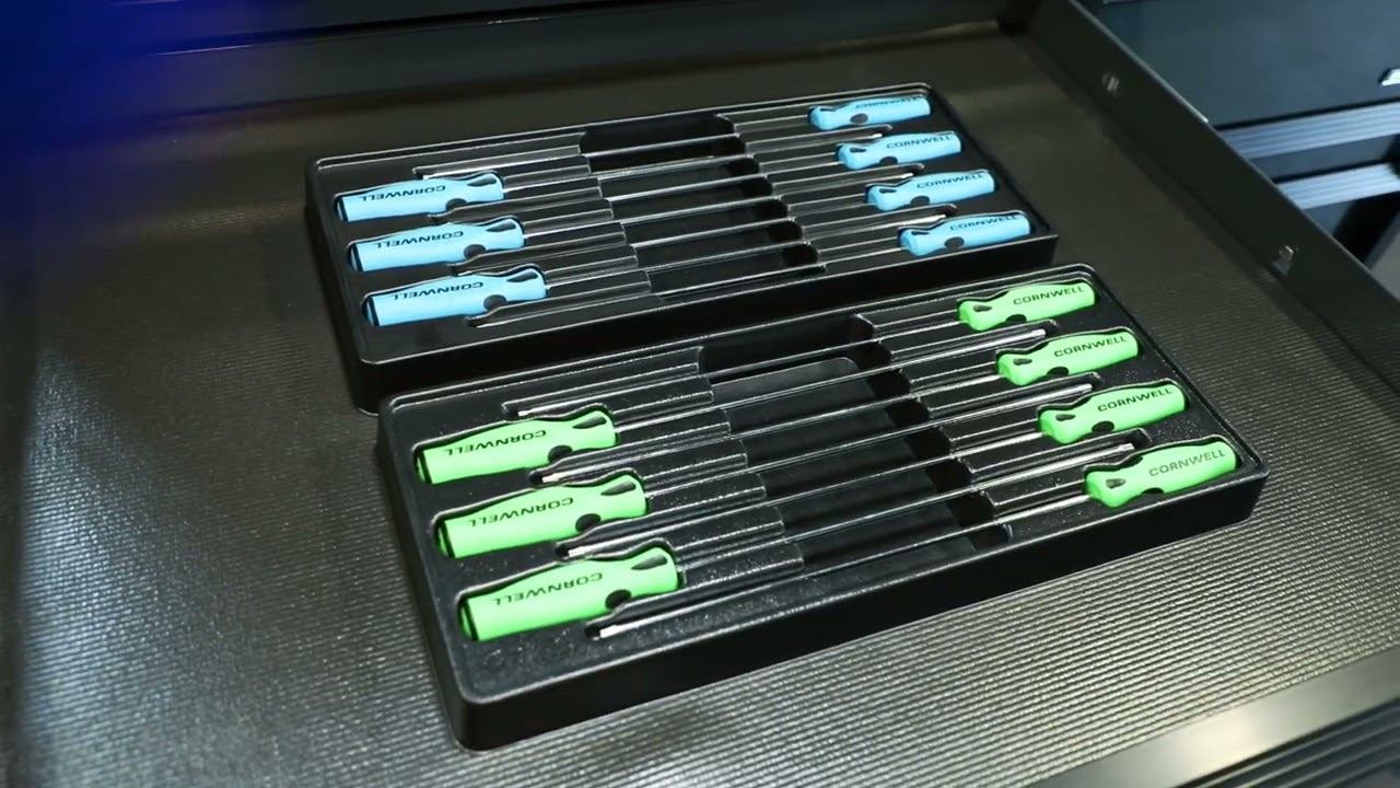 CSD87XLSS / CSD87XLSSG 7 Piece Extra Long Star Screwdriver Set, Blue / Green