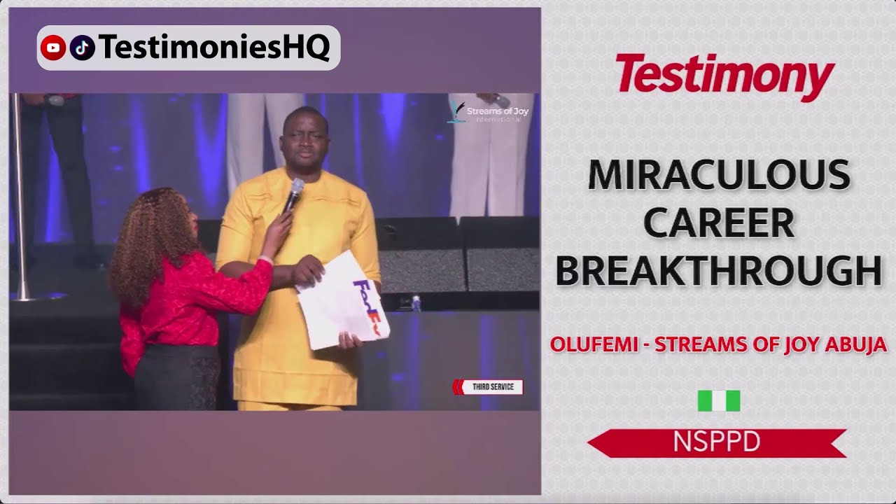 One Man’s Multiple Career Breakthroughs | Powerful Testimony of Faith and Miracles