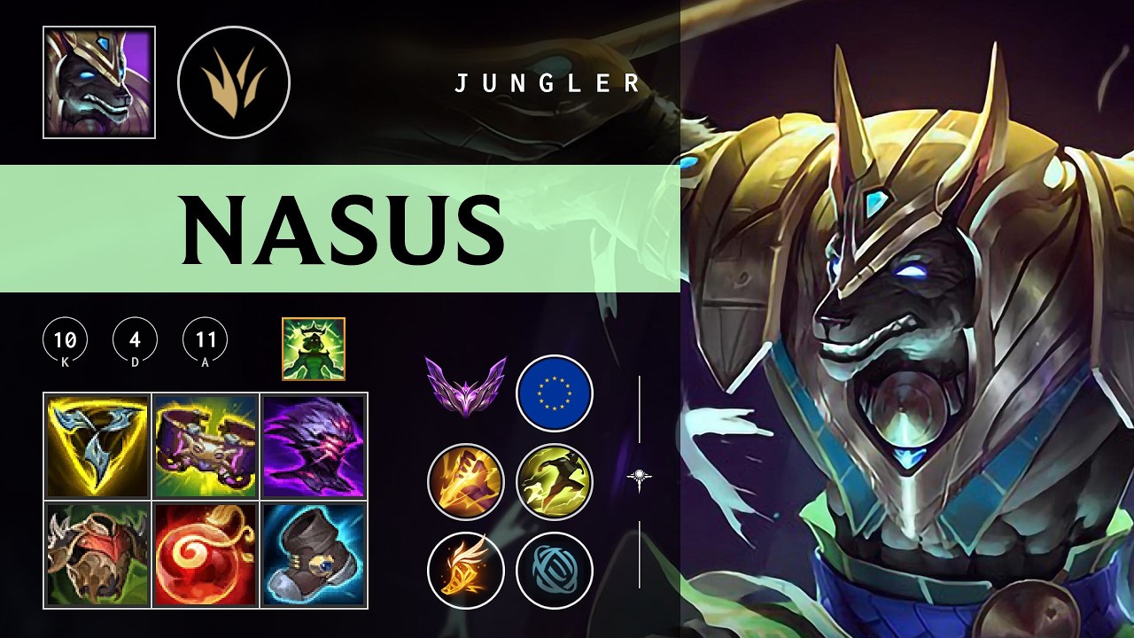 Nasus Jungle vs Darius - EUW Master Patch 26.04