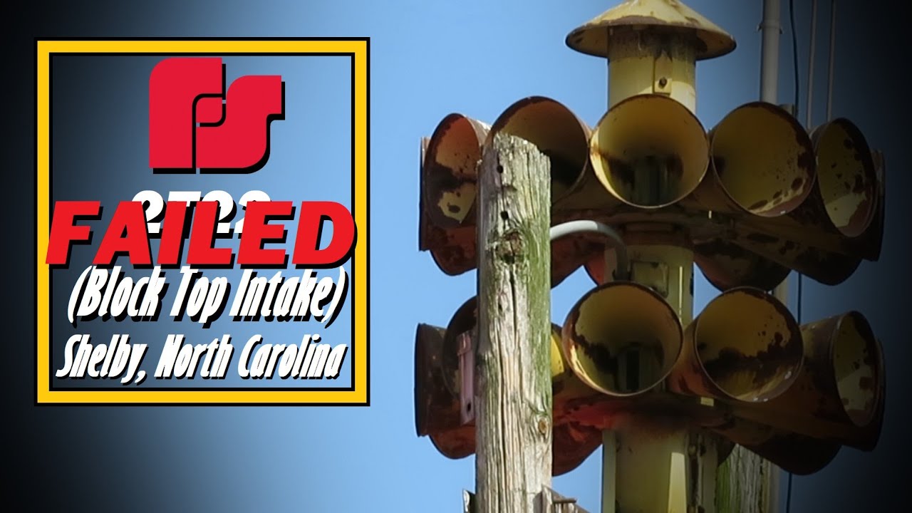 Federal Signal 2T22 (w/ Blocked Top Intake) Siren Test Failure - Shelby, NC