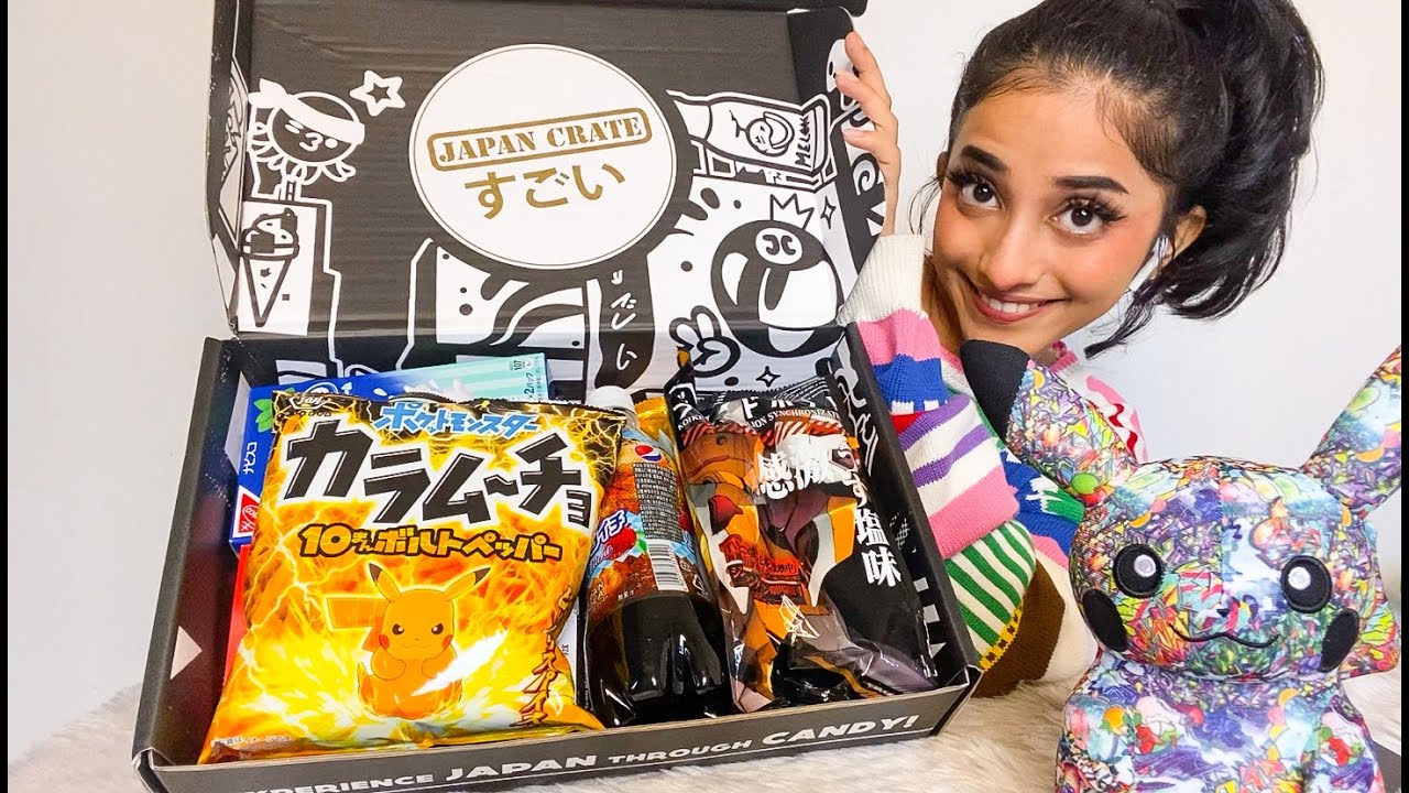 Tasting japan crate like i'm a master chef || themermaidscales