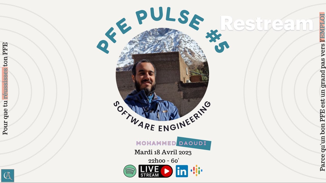 #PFE_Pulse #5 - Engineering Software - Mohammed Daoudi