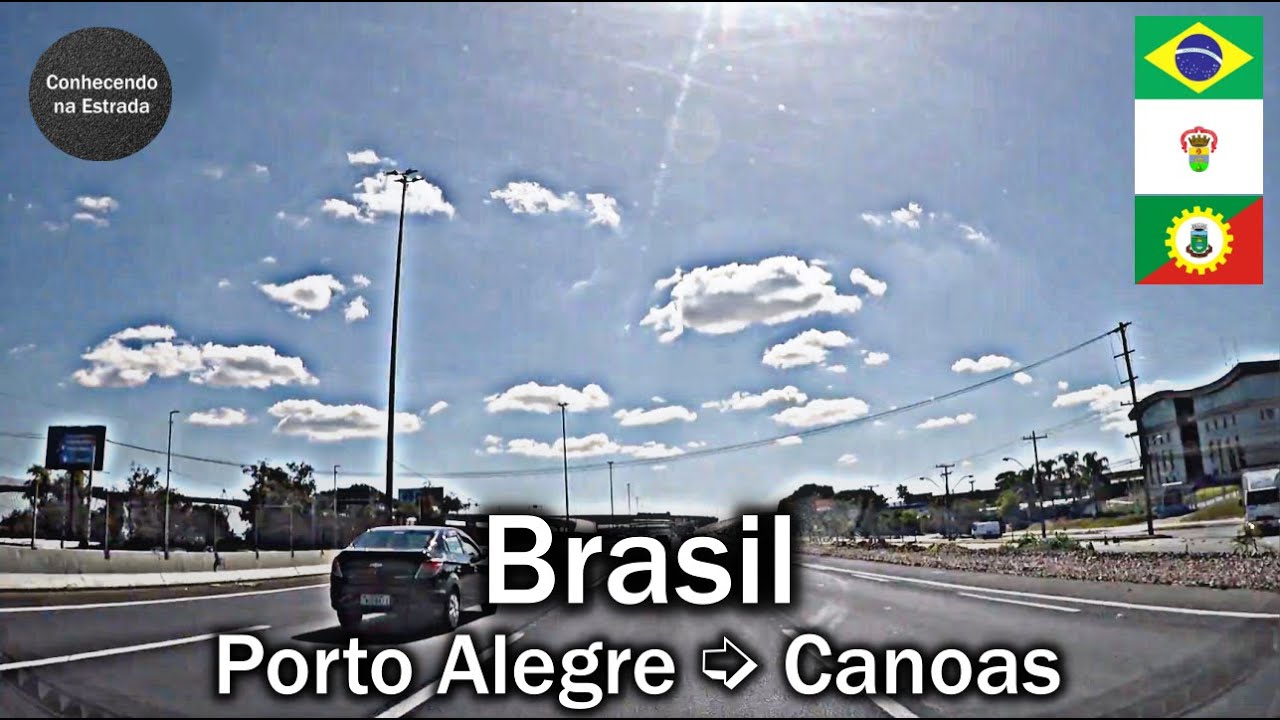 🚗  🌞 Dirigindo de Porto Alegre ➡️  Canoas