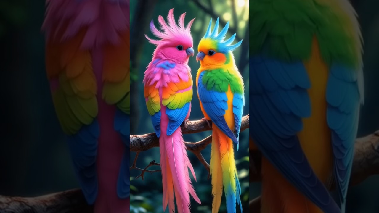 Cute birds 😍#art #ai #shorts #birds #cutebirds #nature #youtubeshorts #birdsounds #birdslover
