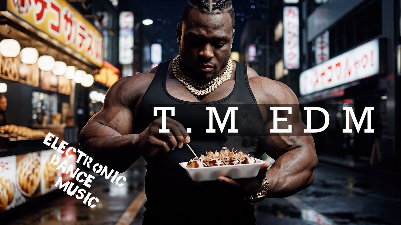 【EDM】Osaka Night Street Food｜Dark Vibes Takoyaki Experience