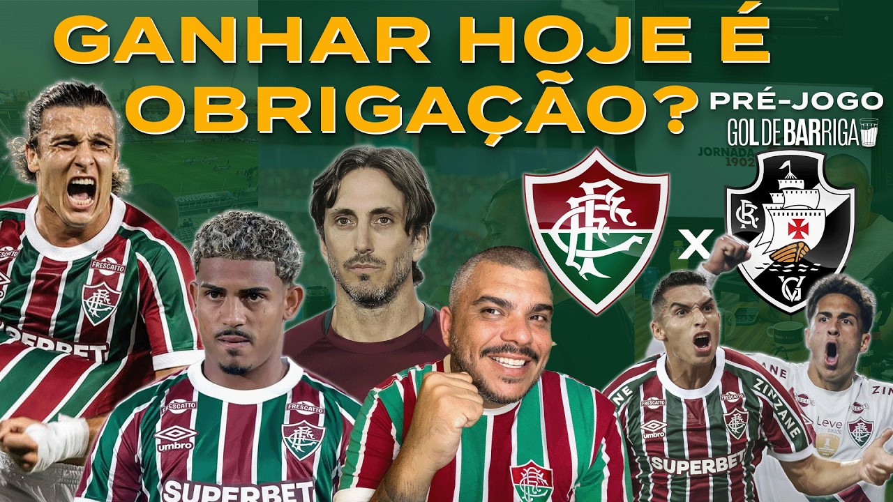 ⚽️CLIMA DE REVANCHE? | FLU VAI COM SANGUE NOS OLHOS PRA SEMIFINAL! | PRÉ-JOGO VASCO X FLUMINENSE