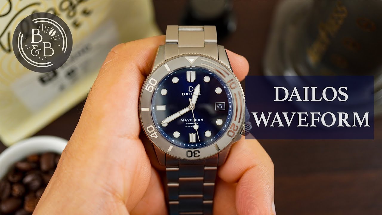 Dailos Waveform Review - Affordable Titanium Diver with a Beautiful Dial - Beans & Bezels