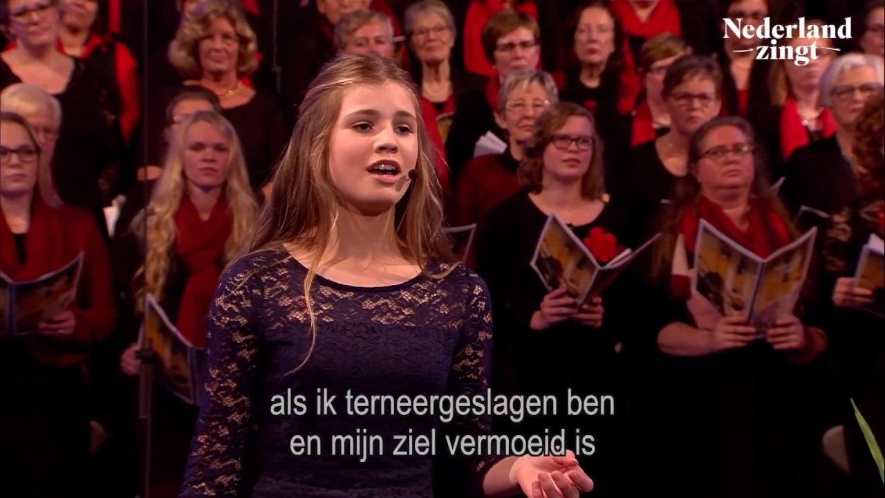 Sterre (13 yrs) LIVE You raise me up National Television EO