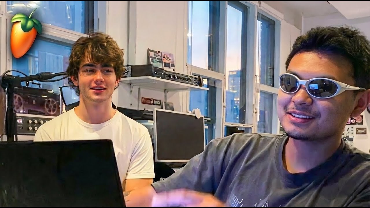 making beats with Ian