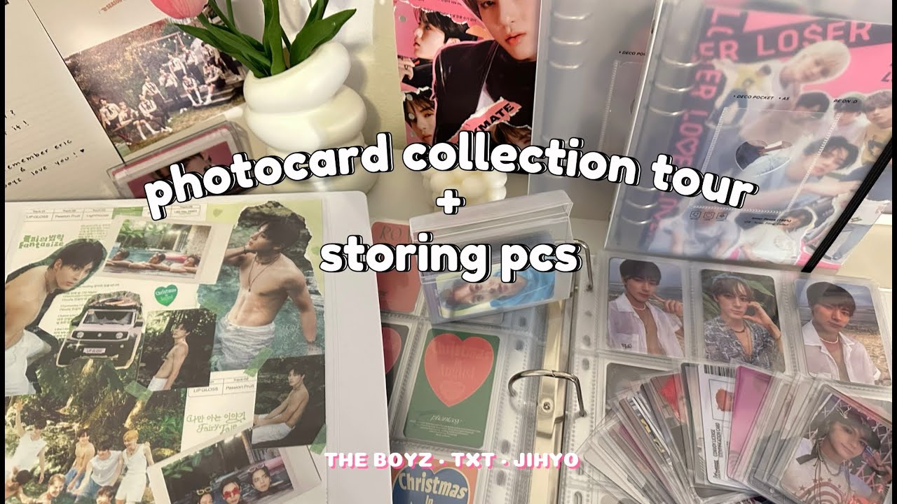 photocard collection tour | storing photocards ★ the boyz eric, txt, and twice jihyo
