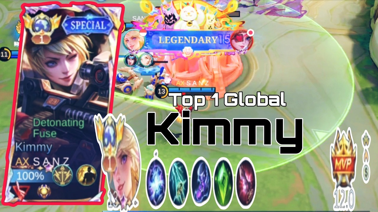 How Top 1 Global Kimmy Destroys Ranked Games | Top Global Kimmy Gameplay by SANZ.