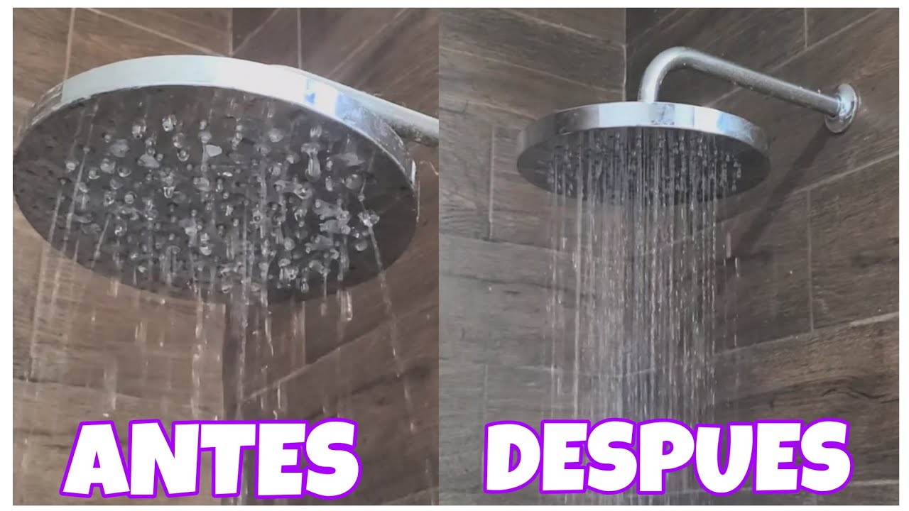 Como Limpiar y Quitar el Sarro de la Regadera Superfacil
