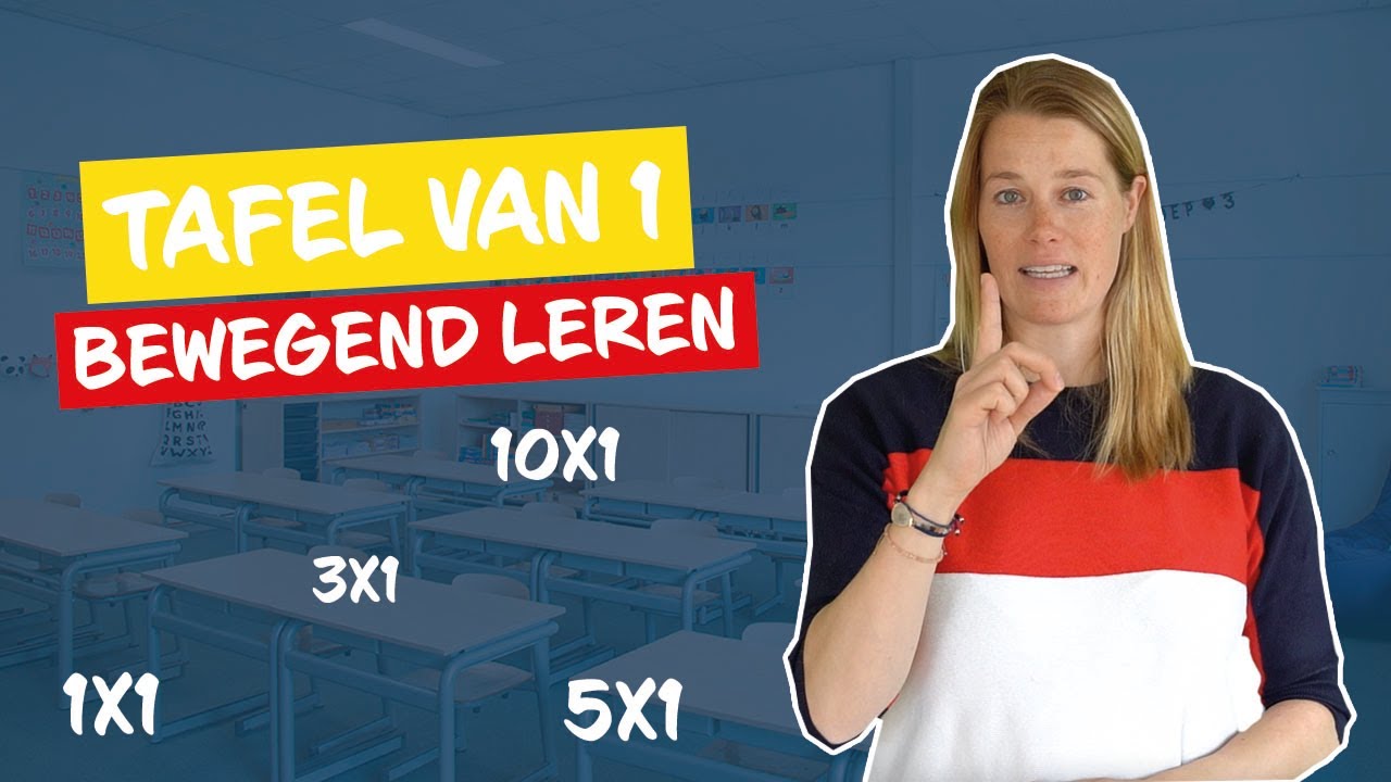 Tafel van 1 - Tafels oefenen I Bewegend leren I De Fitste School