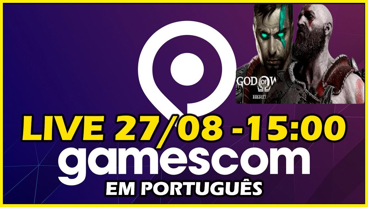 GAMESCOM 2020 - LIVE DUBLADA EM PT/BR 15:00 - #GODOFWAR5 #GTA6 #RESIDENTEVIL #SILENTHILL