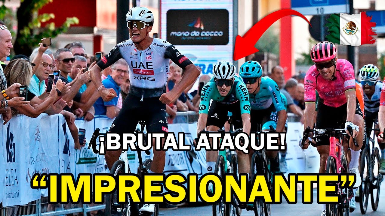 Así ganó ISAAC DEL TORO el TROFEO MATTEOTTI 2025