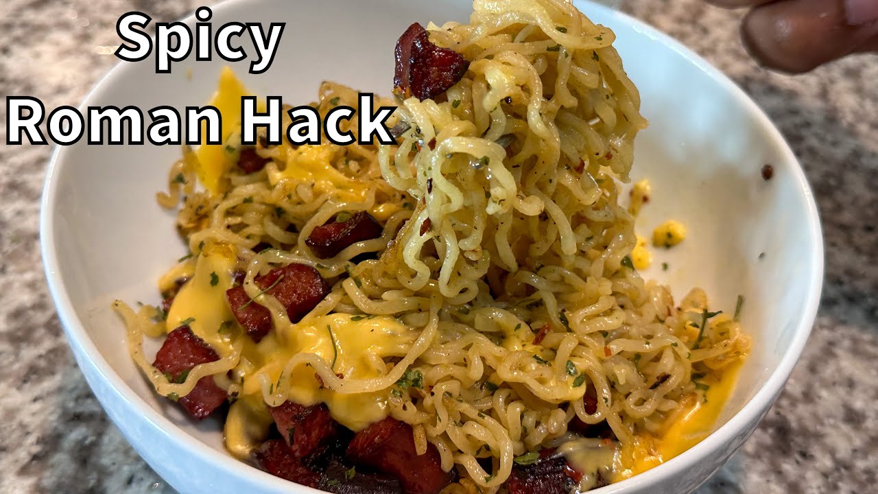 Spice Up Your Ramen - Homemade Spicy Beef Sausage Ramen Hack!