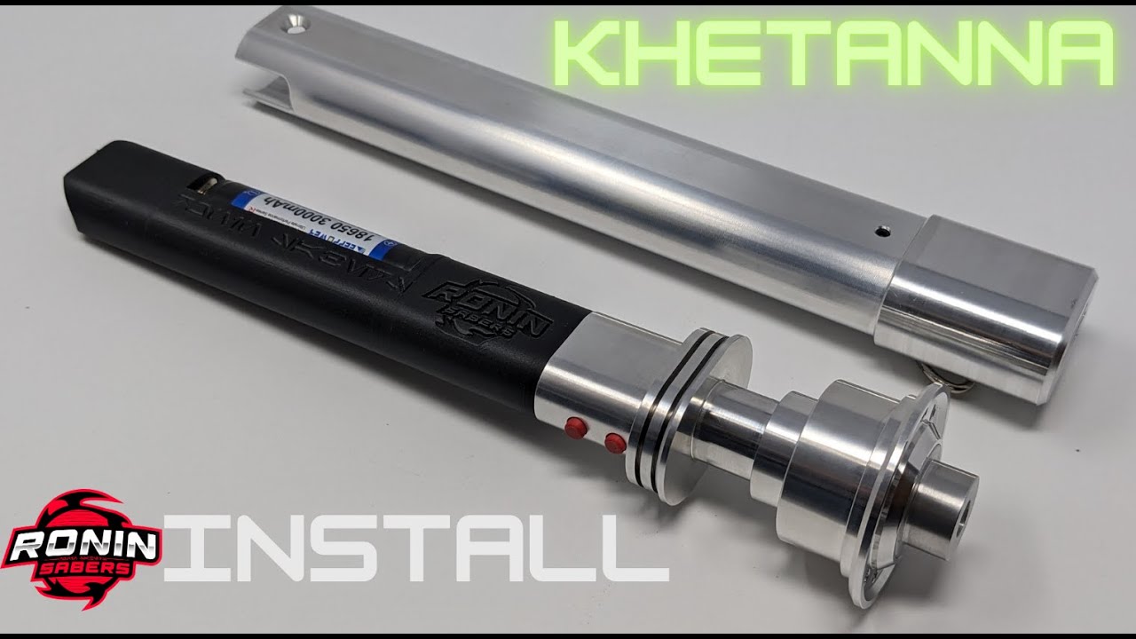 Установка Neopixel на Khetanna от Ronin Sabers