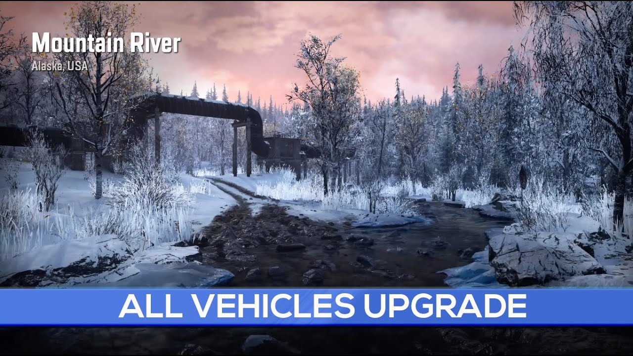 SnowRunner All Upgrades in Mountain River (Alaska, USA)