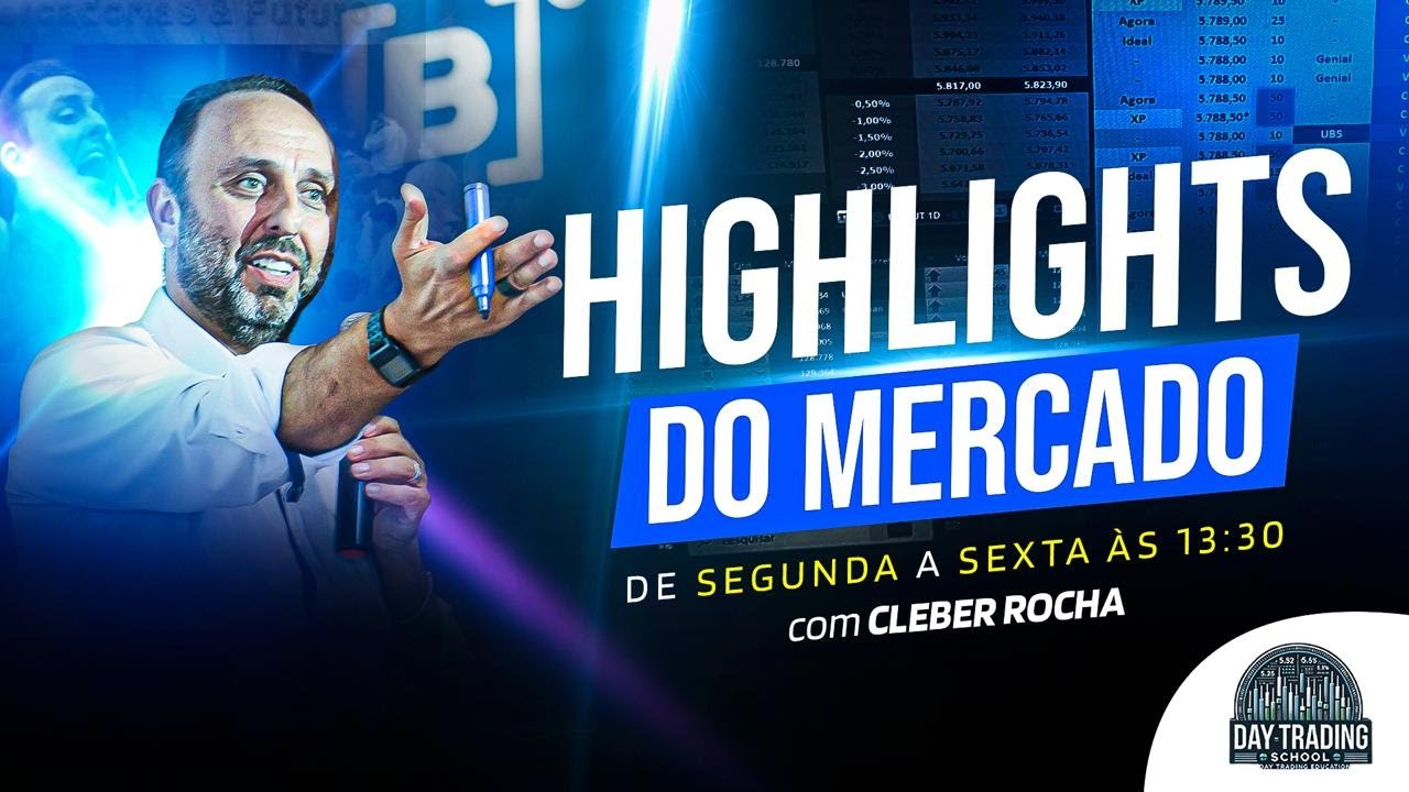 🔵🟠HIGHLIGHTS DAY TRADE 25 FEV C/ CLEBER ROCHA🟠🔵│🟡 ÍNDICE & DÓLAR FUTURO🟡