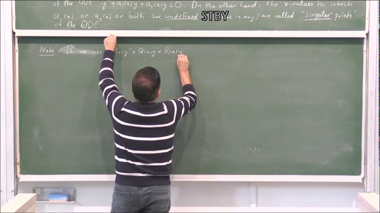 MATH 219 Video 30 Series solutions about an ordinary point - I