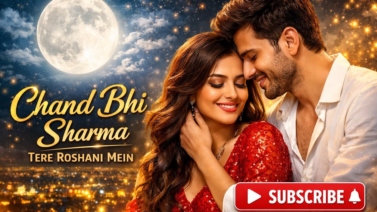 Chand Bhi Sharma Tere Roshani Mein | New Hindi Romantic Song 2026 | Love Song #newhindisong #viral 