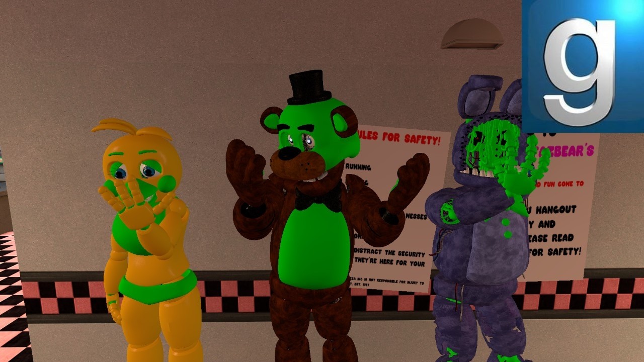 Gmod FNAF | Зелёная болезнь (специальный выпуск ко Дню Святого Патрика 2026)