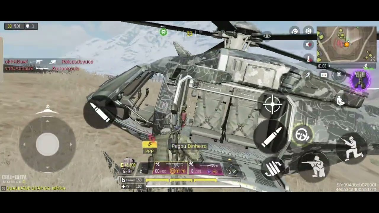 RAGK_LOPES22 gameplay solo BR COD MOBILE 