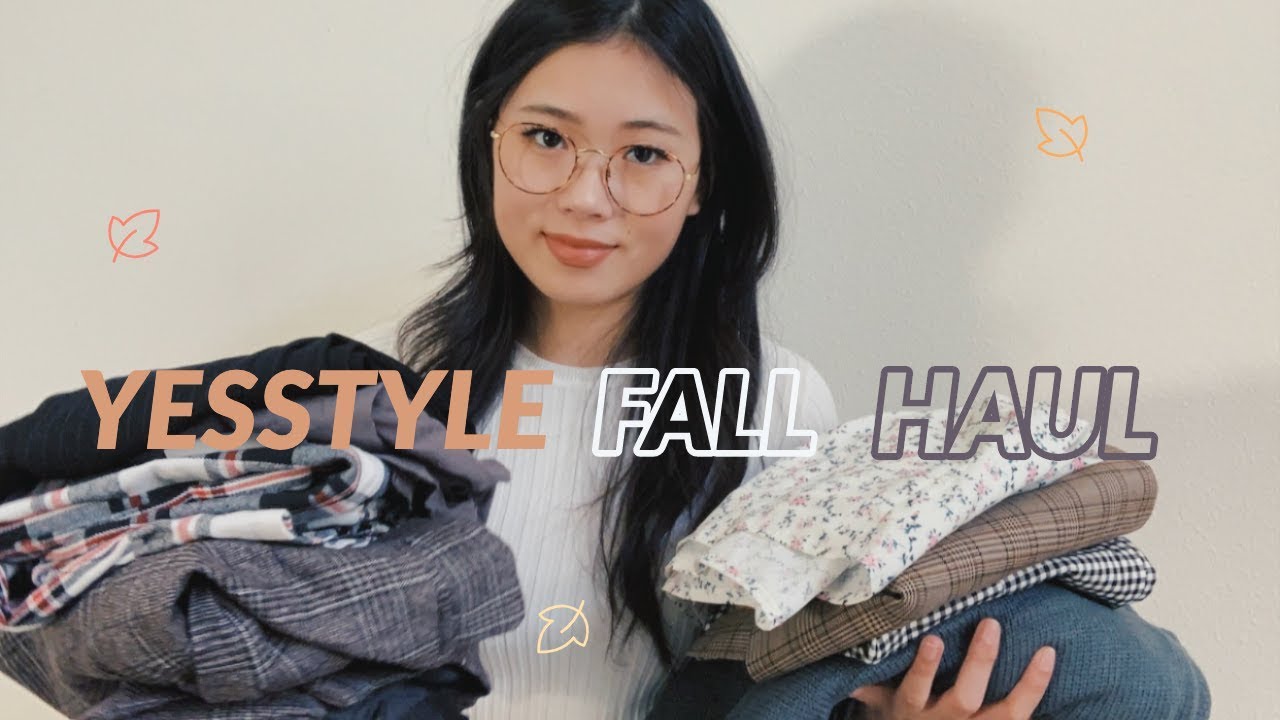 YESSTYLE fall try-on haul 🍂