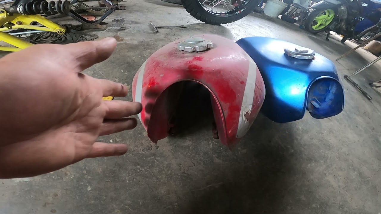 PROJECT . SACHS MADASS 125 CONVERT INTO A SCRAMBLE