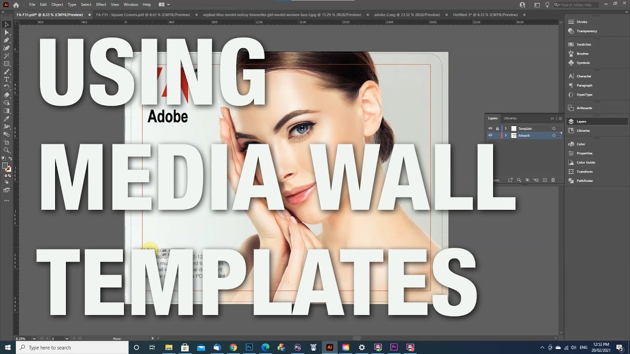 Design a Media Wall - Template and guides