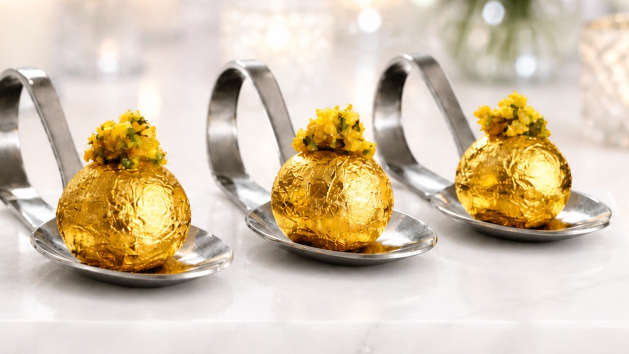 ✨Gourmet Golden Sphere ✨Искусство самой эффектной закуски | 📖 Книга DarixLAB