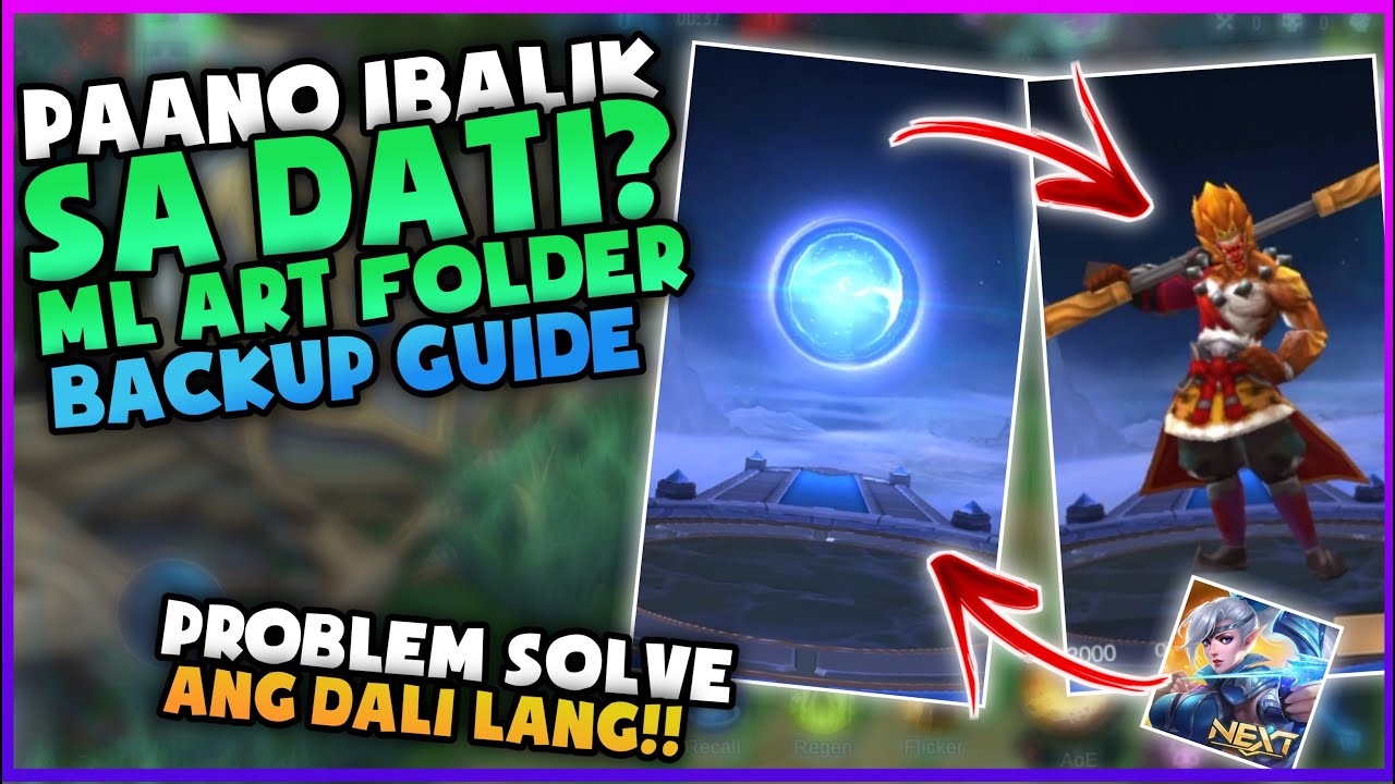 ML ART FOLDER BACKUP!! How To Fix Orb heros On Mobile Legends || Paano ibalik Sa dati