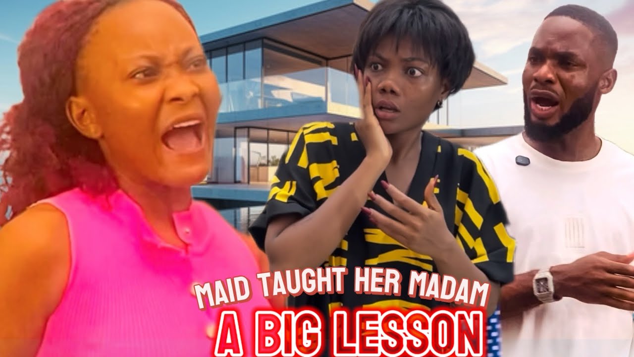 Maid taught her madam the biggest lesson of her life #beautifulconcept #maid #lesson #nigerianmovie 