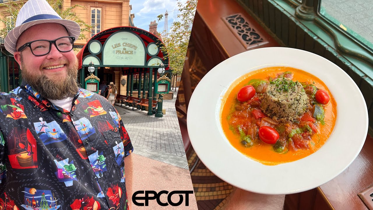 EPCOT Chefs de France Restaurant | Eating Escargots & Remy's Ratatouille | Walt Disney World