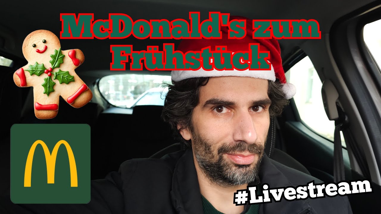 Der alljährliche McDonald's Frühstücks-Weihnachtsstream