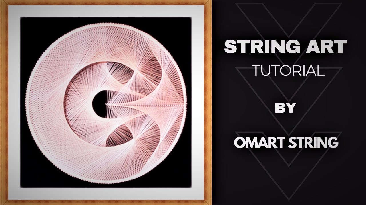 Art Decor , How To Make Mandala sacred geometric String Art/3 PIECES