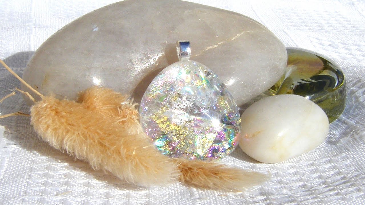 19.  How to Make Stunning Faux Opal Dichroic Glass Pendants Easily with Scrap Glass
