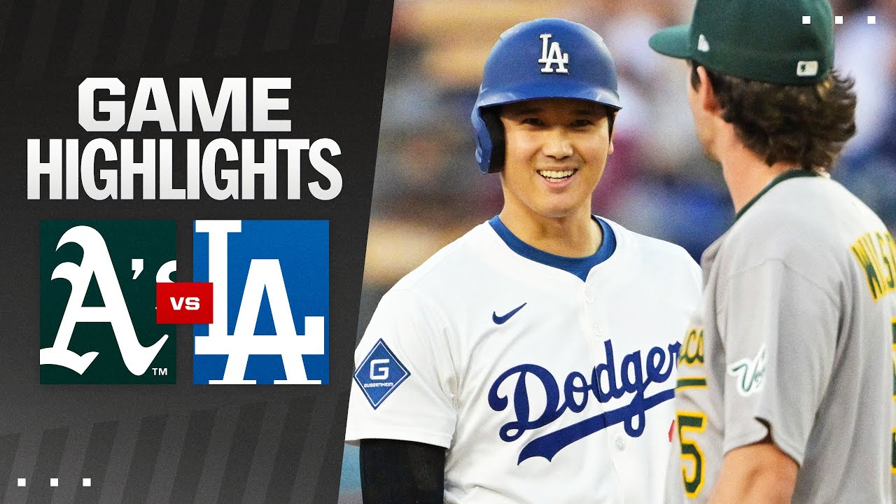 A's vs. Dodgers Game Highlights (5/13/25) | MLB Highlights