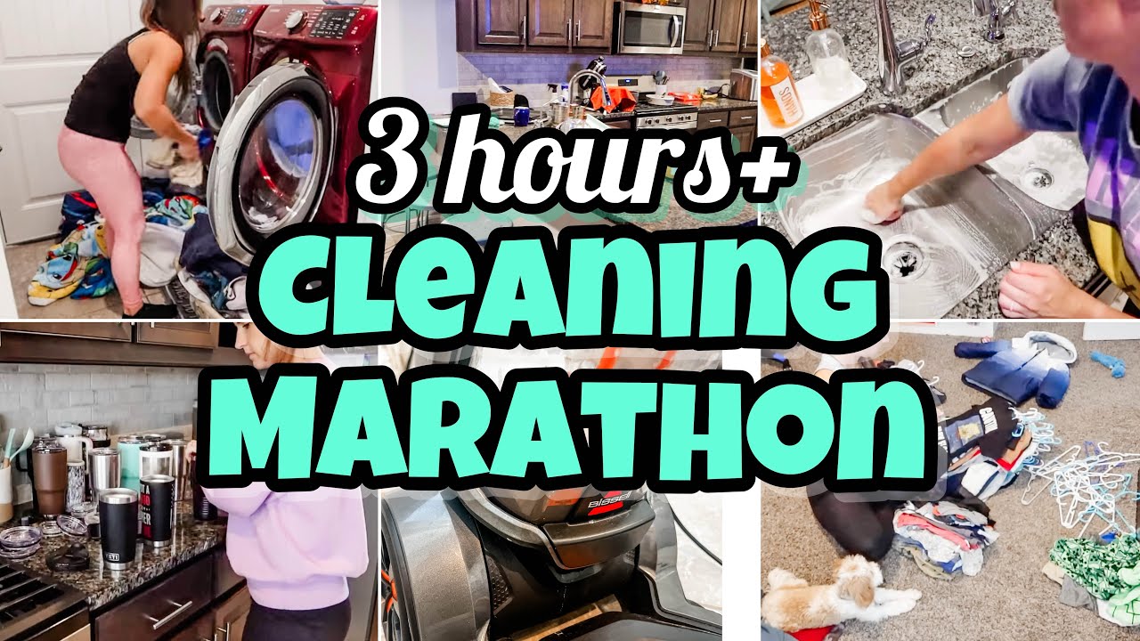 3 HOURS OF SPEED CLEANING MOTIVATION :: DECLUTTER, ORGANIZE & DEEP CLEAN :: CLEANING MARATHON