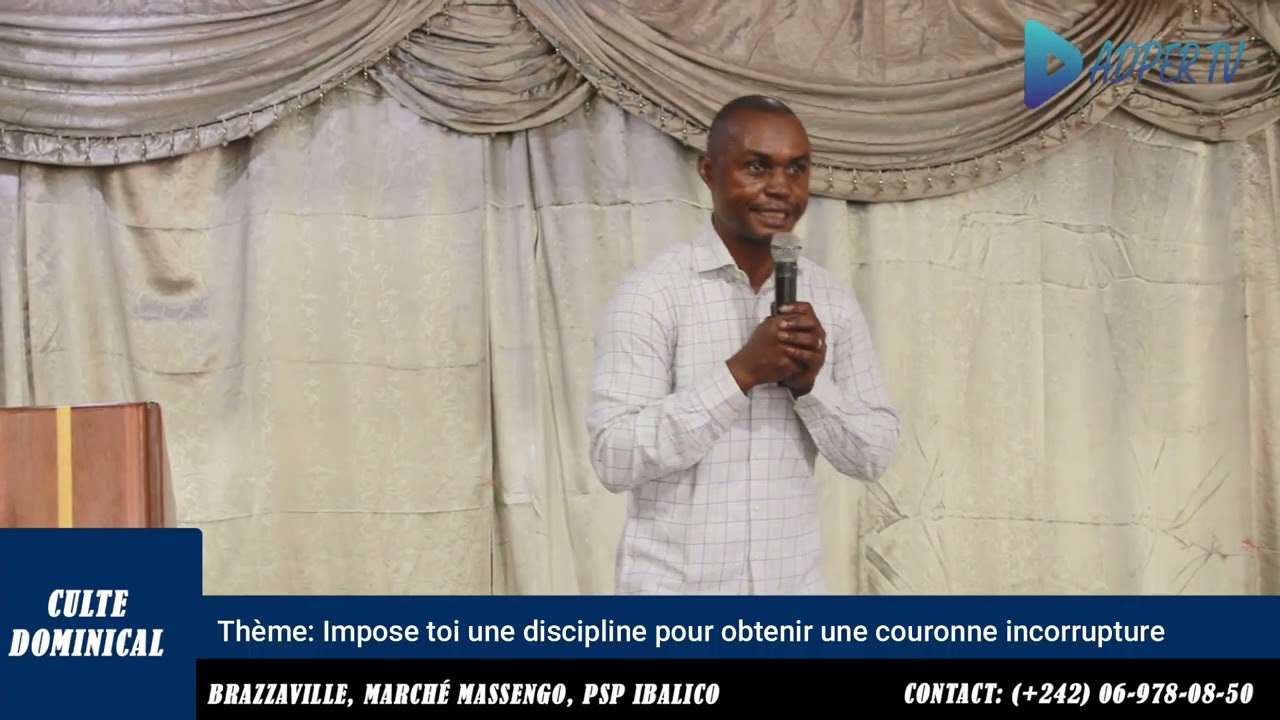 Impose toi une discipline pour obtenir une couronne incorruptible | Pst. Thony Sydney NDOLO|