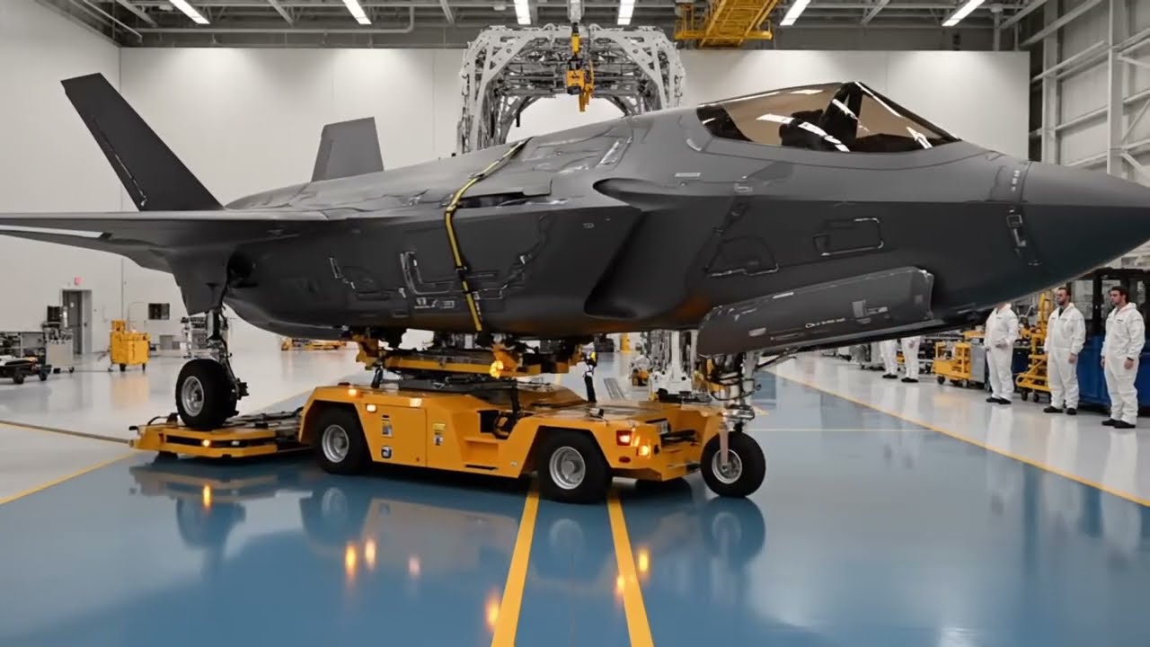 Inside the Secret F 35 Jet Factory  Building the World's Most Feared Fighter Jet Full Process