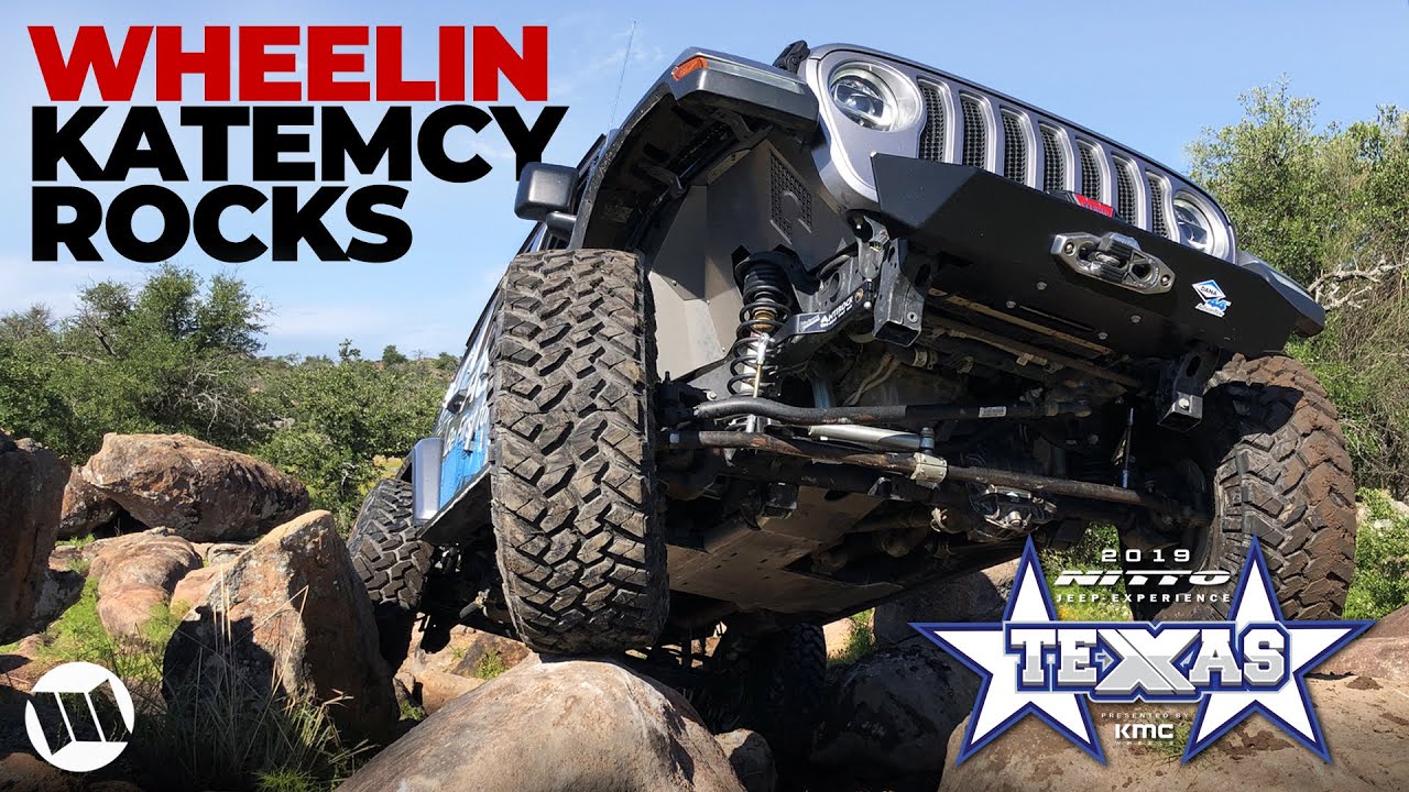 Wheeling at Katemcy Rocks Texas with a Jeep Wrangler and Gladiator NITTO JEEP EXPERIENCE - Part 2