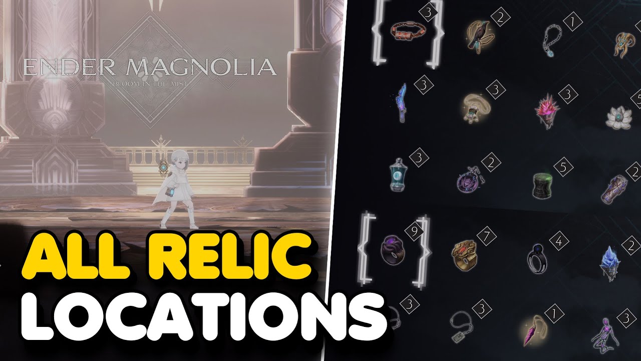 Ender Magnolia - All Relic Locations (Relisher of Relics Trophy Guide)