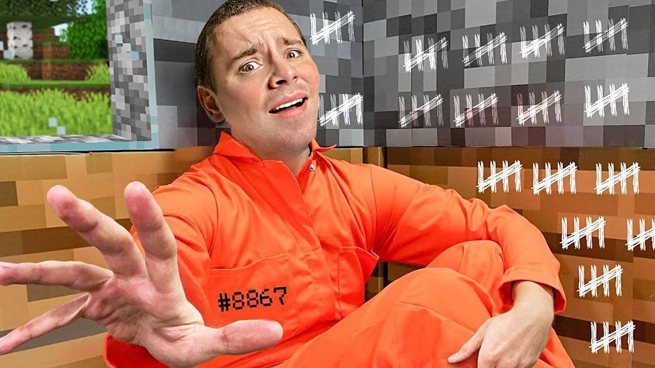 Zatvoreni u MINECRAFT Zatvoru na 24 Sata !